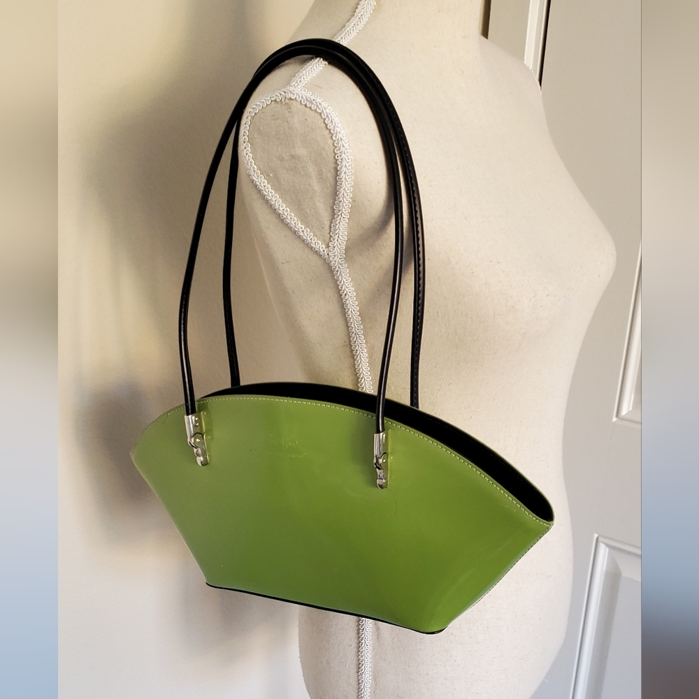 Beijo Lime Green Shoulder Bag